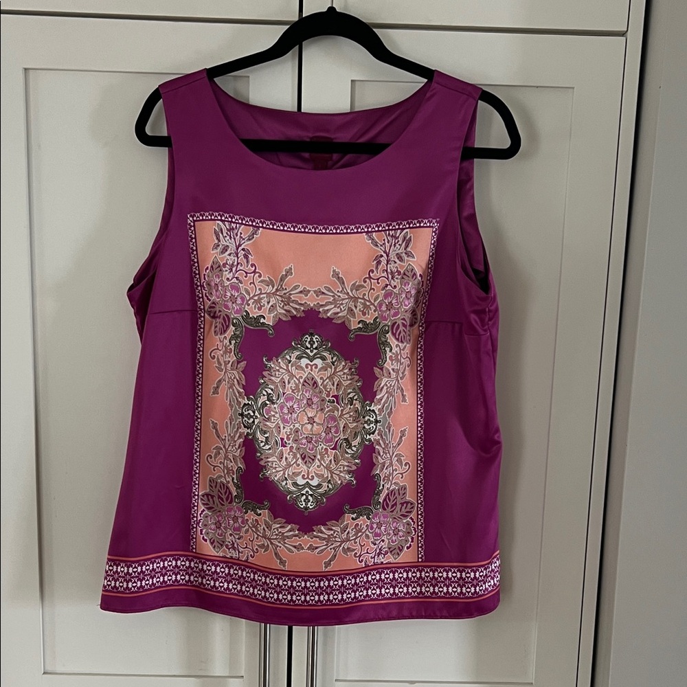 212 Collection Purple and Pink Blouse